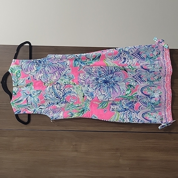 Lilly Pulitzer Mila Shift Dress Pink Tropics In The Groove Engineered-Si… - Picture 15 of 17